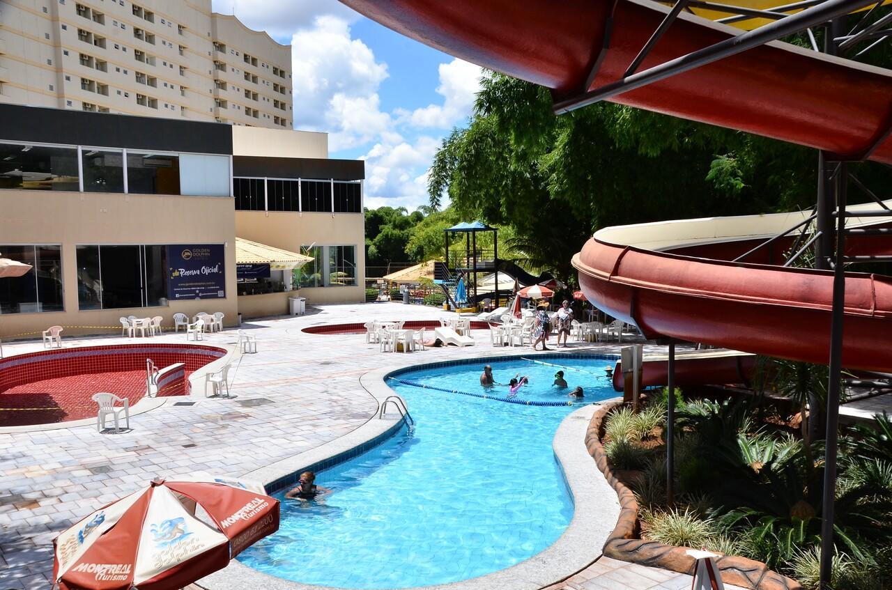 Apartamento Golden Dolphin Grand Caldas Novas Kültér fotó